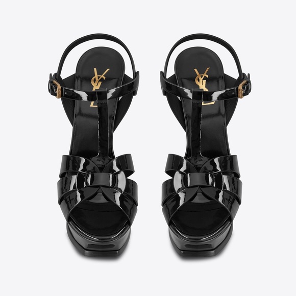 Saint Laurent TRIBUTE PLATFORM SANDALS PATENT US 6 - Picture 2 of 16